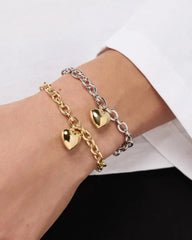 Gold Charm Bracelet - Lev Bracelet
