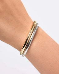 Gold Bangle Bracelet - Brynley