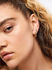 Gold Stud Earrings - Ariel Studs