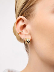 Huggie Hoop Earrings - Suzanne