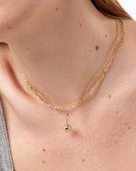 Solid Yellow Gold - Ballon d'Or Charm
