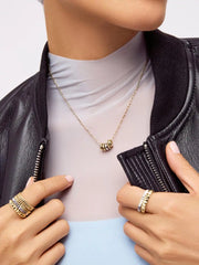 Solid White Gold - Eclipse Charm