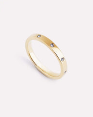Gold Band Ring - Selena Ring