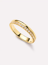 Gold Band Ring - Celine Double
