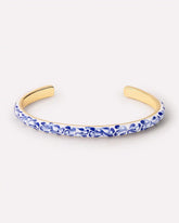 Cuff Bracelet - Arlo Marble Blue