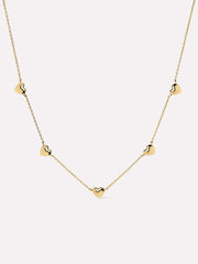 Heart Necklace - Lev Mini Station Necklace