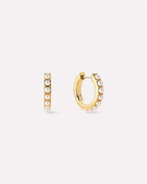 Pearl Hoops - Ashley Medium