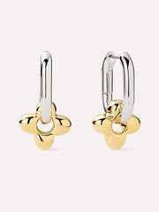 Flower Earrings - Cassia Hoops