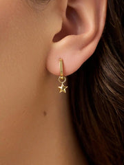 Earring Charms - Puffy Star Charms