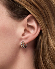 Silver Earrings - Cyrus Double