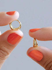 Bold Huggie Hoops - Nate