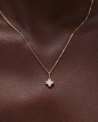 Solid Yellow Gold - Pearl Mini Liora Charm