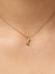 Gold Pendant - Gold Cowboy Boot Charm