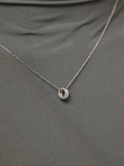 Solid White Gold - Eclipse Charm
