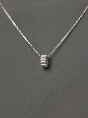 Solid White Gold - Galaxy Charm