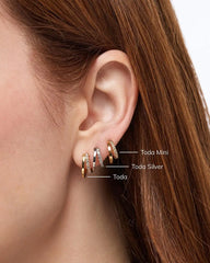 Double Hoop Earrings - Toda