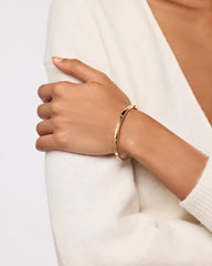 Gold Bangle Bracelet - Selena