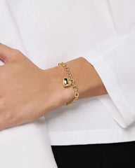 Gold Charm Bracelet - Lev Bracelet