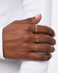 Birthstone Jewelry - 3 Stone Birthstone Ring