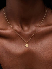 Solid Yellow Gold - NYC Charm Necklace