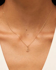Solid Yellow Gold - Star of David Charm