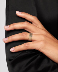 Solid Yellow Gold - Galaxy Ring Wide