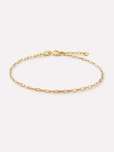 Gold Chain Bracelet - Gold Paperclip Bracelet