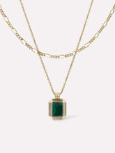 Layered Necklace Set - Temple Green