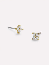 Gold Stud Earrings - Debbie