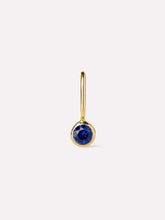 Solid Yellow Gold - Sapphire Mini Birthstone Charm