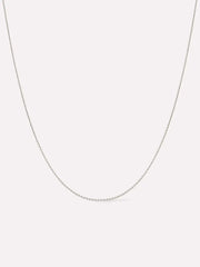 White Gold Chain - White Gold Chain Necklace
