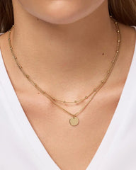 Coin Necklace Set - Willow