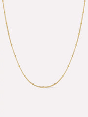 Small Ball Chain Necklace - Ana Gold