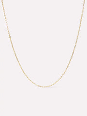Gold Paperclip Chain Necklace - Gold Paperclip Necklace
