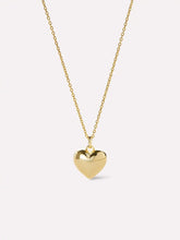 Gold Heart Necklace - Lev Small