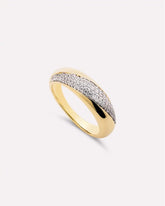 Gold Band Ring - Kira Dome Ring