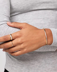 Gold Bangle Bracelet - Kira Bracelet