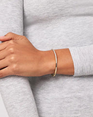 Gold Bangle Bracelet - Kira Bracelet