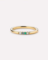 Birthstone Jewelry - 4 Stone Birthstone Ring