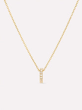 Solid Yellow Gold - Diamond Aurora Necklace