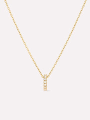 Solid Yellow Gold - Diamond Aurora Necklace