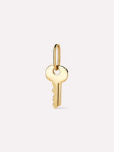 Gold Pendant - Gold Mini Key Charm
