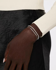Solid White Gold - Diamond Tennis Bracelet (1/2 ctw)