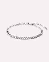 Solid White Gold - Diamond Tennis Bracelet (1/2 ctw)