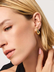 Gold Statement Earrings - Kiara
