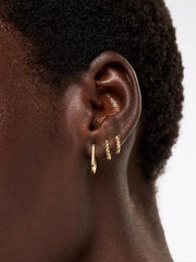 Twisted Hoop Earrings - Gold Twist Hoops