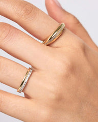 Gold Ring - Rowan Pave