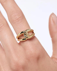 Statement Ring - Violet Loop Ring