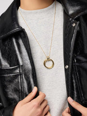 Gold Pendant Necklace - Penny