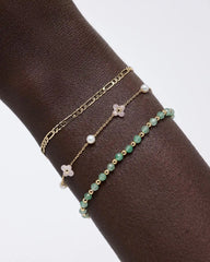 Flower Bracelet - Hannah Bracelet Rose Quartz
